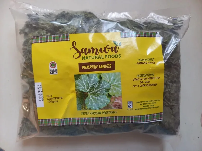 Dried Seveve (Pumpkin Leaves) (100g) | Dried Veg | Samwa Natural Fo ...